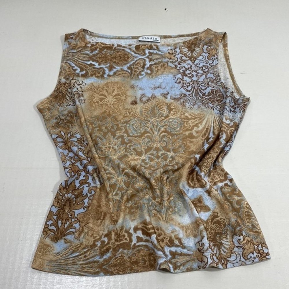 Sleeveless Sheer Feminine Top​​​​​